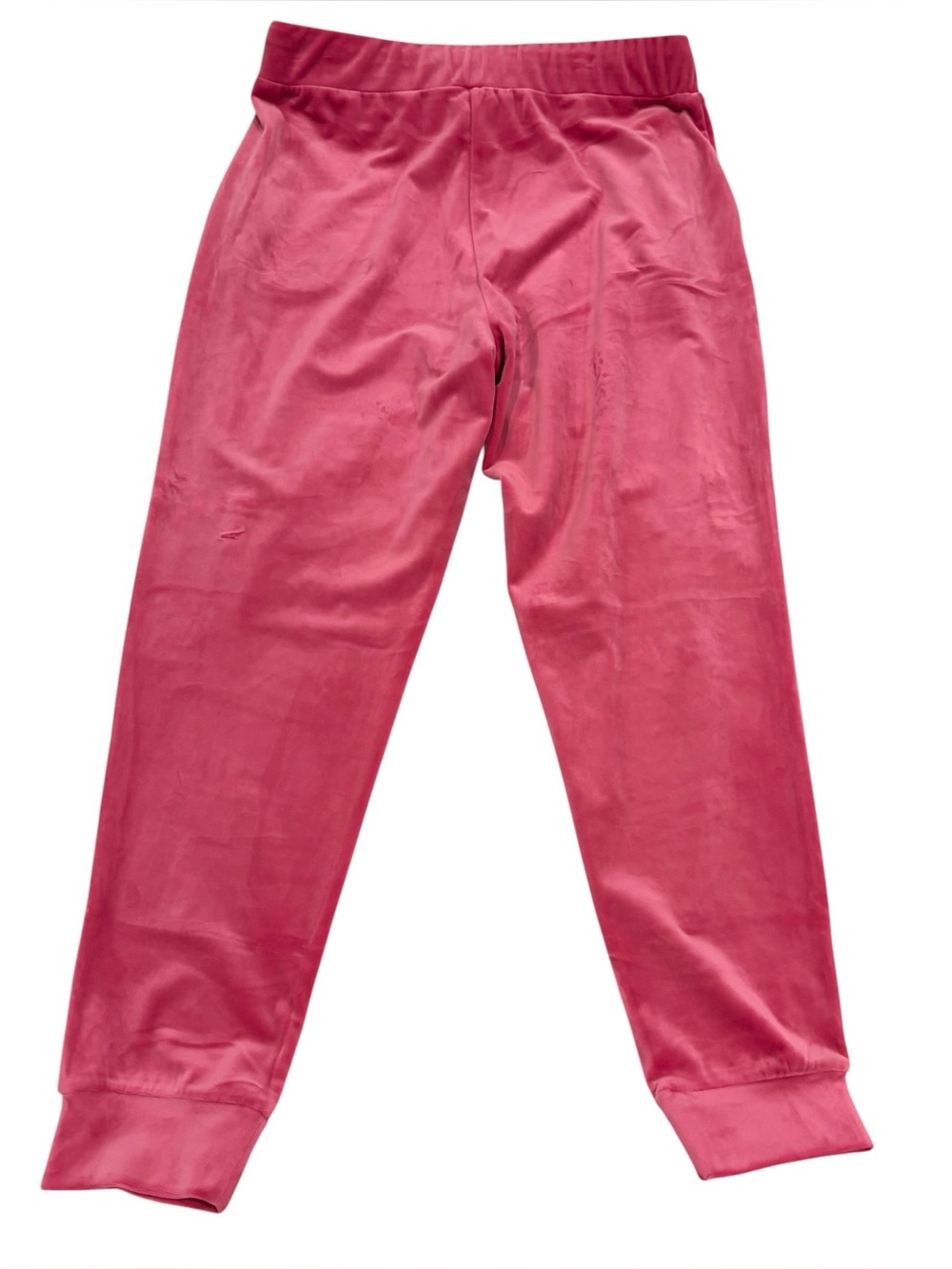 NWT Juicy Couture Velour Sweatpants Hot Barbie Pink Y2K Crown Logo Joggers Sz L - Picture 4 of 8